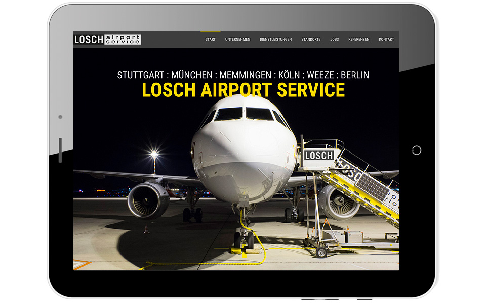 Losch Airportservice Homepage